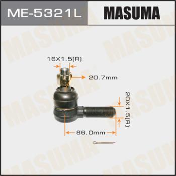MASUMA ME-5321L - Наконечник рульової тяги, кульовий шарнір autocars.com.ua
