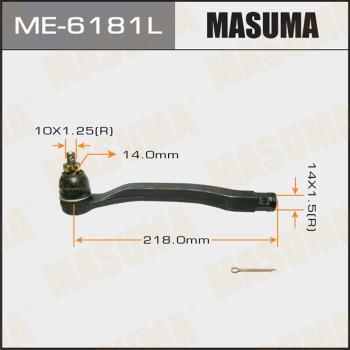 MASUMA ME-6181L - Наконечник рулевой тяги, шарнир avtokuzovplus.com.ua