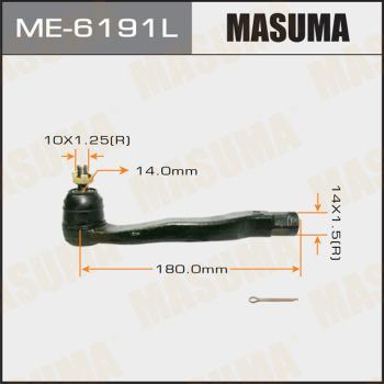 MASUMA ME-6191L - Наконечник рулевой тяги, шарнир avtokuzovplus.com.ua