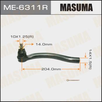 MASUMA ME-6311R - Наконечник рулевой ME6311R MASUMA autocars.com.ua