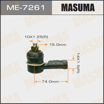 MASUMA ME-7261 - Наконечник рульової тяги, кульовий шарнір autocars.com.ua