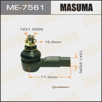 MASUMA ME-7561 - Наконечник рульової тяги, кульовий шарнір autocars.com.ua