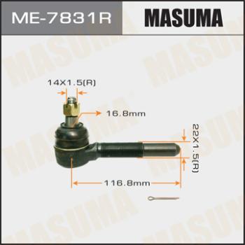 MASUMA ME-7831R - Наконечник рульової тяги, кульовий шарнір autocars.com.ua