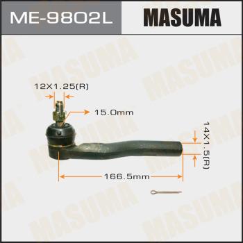 MASUMA ME-9802L - Наконечник рулевой тяги, шарнир autodnr.net