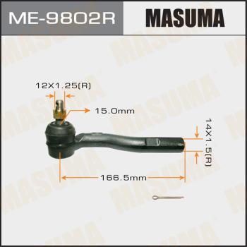 MASUMA ME-9802R - Наконечник рулевой тяги, шарнир autodnr.net