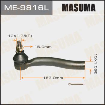 MASUMA ME-9816L - Наконечник рульової тяги, кульовий шарнір autocars.com.ua