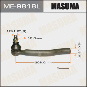 MASUMA ME-9818L - Наконечник рулевой тяги, шарнир avtokuzovplus.com.ua