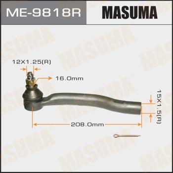 MASUMA ME-9818R - Наконечник рулевой тяги, шарнир avtokuzovplus.com.ua