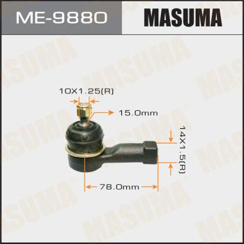 MASUMA ME-9880 - Наконечник рульової тяги, кульовий шарнір autocars.com.ua