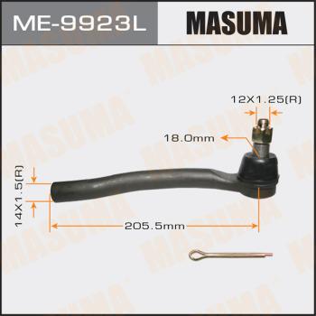 MASUMA ME-9923L - Наконечник рульової тяги, кульовий шарнір autocars.com.ua