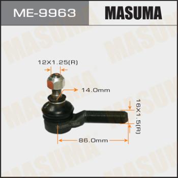 MASUMA ME-9963 - Наконечник рульової тяги, кульовий шарнір autocars.com.ua
