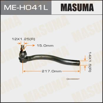 MASUMA ME-H041L - Наконечник рульової тяги, кульовий шарнір autocars.com.ua