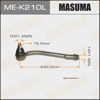 MASUMA ME-K210L - Наконечник рульової тяги, кульовий шарнір autocars.com.ua