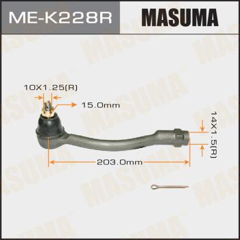 MASUMA ME-K228R - Наконечник рульової тяги, кульовий шарнір autocars.com.ua