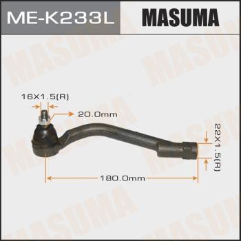 MASUMA ME-K233L - Наконечник рулевой тяги, шарнир avtokuzovplus.com.ua