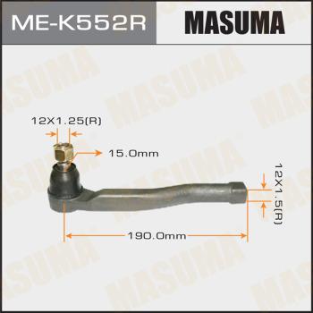 MASUMA ME-K552R - Наконечник рульової тяги, кульовий шарнір autocars.com.ua