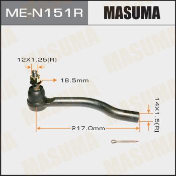 MASUMA ME-N151R - Наконечник рулевой тяги, шарнир avtokuzovplus.com.ua