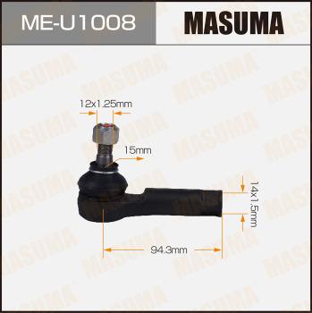 MASUMA ME-U1008 - Наконечник рульової тяги, кульовий шарнір autocars.com.ua