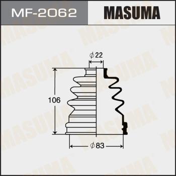 MASUMA MF-2062 - Пыльник, приводной вал avtokuzovplus.com.ua