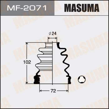 MASUMA MF-2071 - Пильник, приводний вал autocars.com.ua