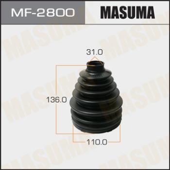 MASUMA MF-2800 - Пыльник ШРУСа MF-2800 пластик  спецхомут autocars.com.ua