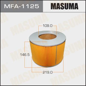 MASUMA MFA-1125 - Повітряний фільтр autocars.com.ua