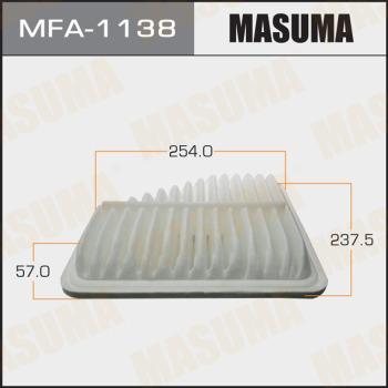 MASUMA MFA-1138 - Повітряний фільтр autocars.com.ua