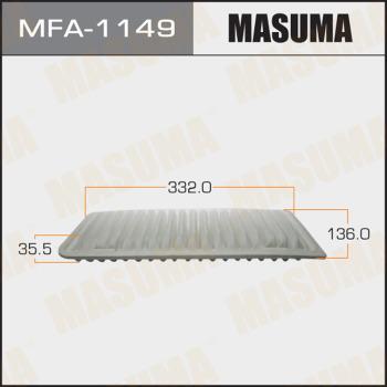 MASUMA MFA-1149 - Повітряний фільтр autocars.com.ua
