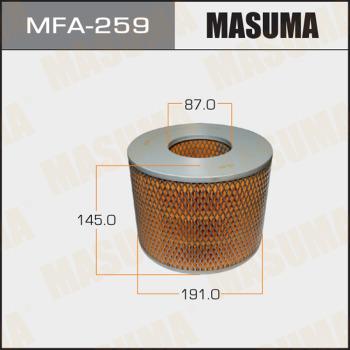 MASUMA MFA-259 - Повітряний фільтр autocars.com.ua