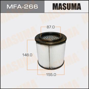 MASUMA MFA-266 - Воздушный фильтр avtokuzovplus.com.ua