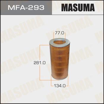 MASUMA MFA-293 - Воздушный фильтр avtokuzovplus.com.ua