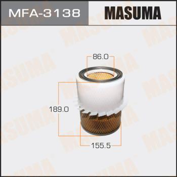 MASUMA MFA-3138 - Повітряний фільтр autocars.com.ua
