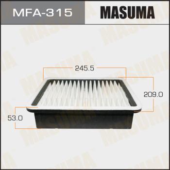 MASUMA MFA-315 - Повітряний фільтр autocars.com.ua