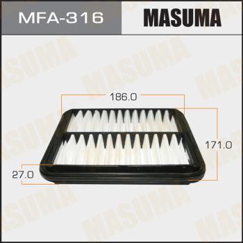 MASUMA MFA-316 - Повітряний фільтр autocars.com.ua