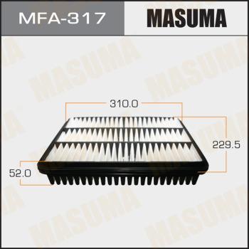 MASUMA MFA-317 - Воздушный фильтр avtokuzovplus.com.ua