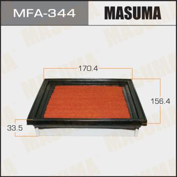 MASUMA MFA-344 - Повітряний фільтр autocars.com.ua