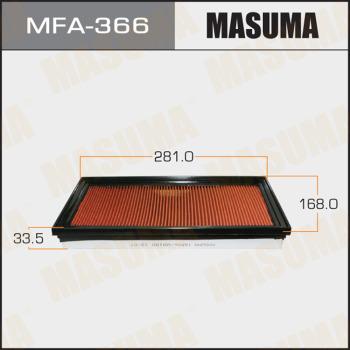 MASUMA MFA-366 - Повітряний фільтр autocars.com.ua