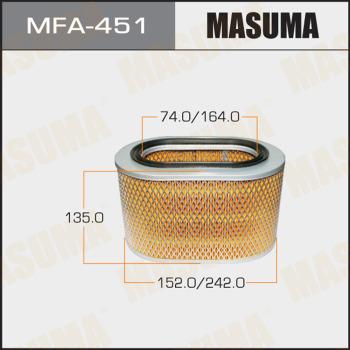 MASUMA MFA-451 - Повітряний фільтр autocars.com.ua