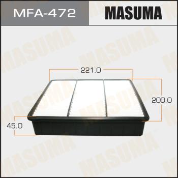 MASUMA MFA-472 - Повітряний фільтр autocars.com.ua