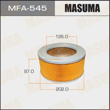MASUMA MFA-545 - Повітряний фільтр autocars.com.ua