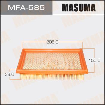 MASUMA MFA-585 - Повітряний фільтр autocars.com.ua