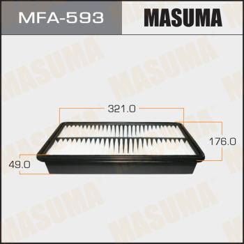 MASUMA MFA-593 - Повітряний фільтр autocars.com.ua