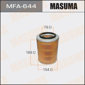 MASUMA MFA-644 - Повітряний фільтр autocars.com.ua