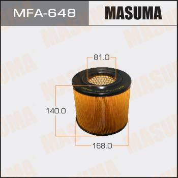 MASUMA MFA-648 - Повітряний фільтр autocars.com.ua