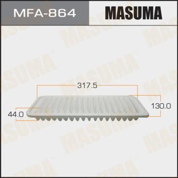 MASUMA MFA-864 - Фильтр воздушный MITSUBISHI CARISMA DA_ 1.9 DI-D 00-06 MFA864 MASUMA autocars.com.ua