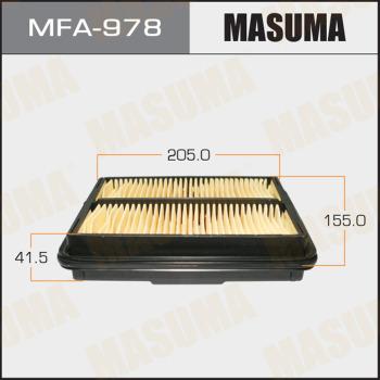 MASUMA MFA-978 - Воздушный фильтр avtokuzovplus.com.ua