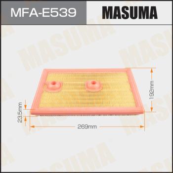 MASUMA MFA-E539 - Повітряний фільтр autocars.com.ua