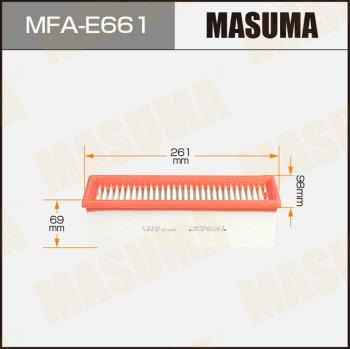 MASUMA MFA-E661 - Повітряний фільтр autocars.com.ua