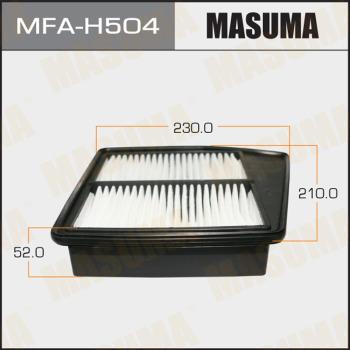 MASUMA MFA-H504 - Повітряний фільтр autocars.com.ua