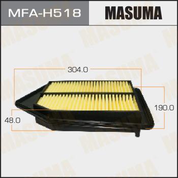 MASUMA MFA-H518 - Повітряний фільтр autocars.com.ua